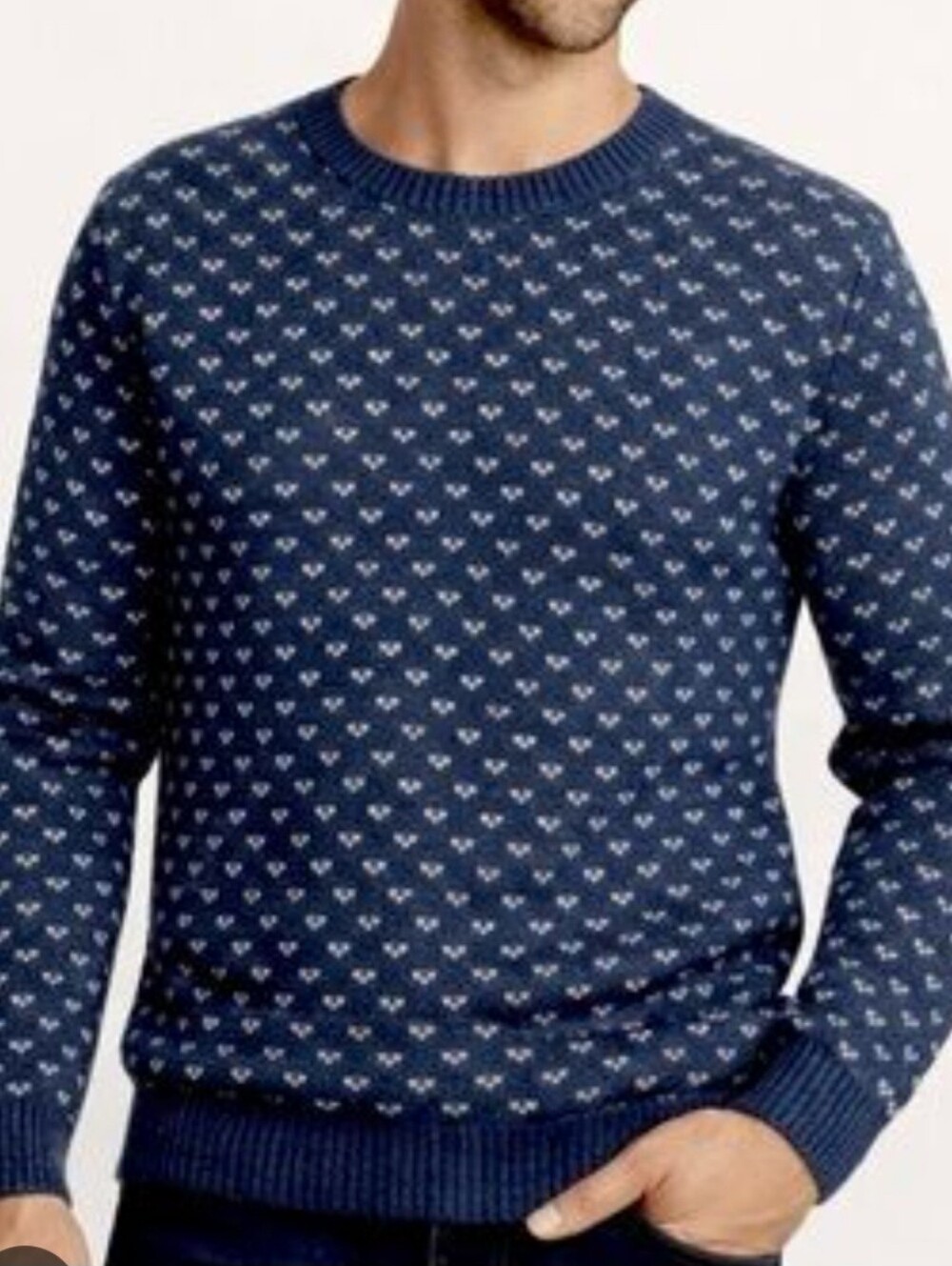 Marine Layer Wool Blend Crewneck Sweater Size Medium